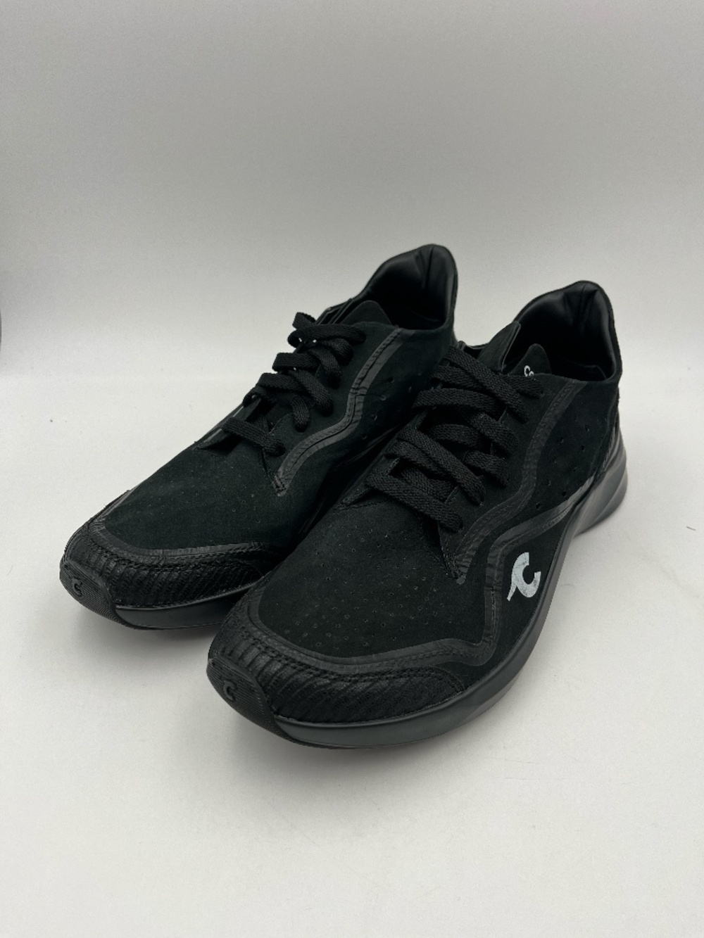 Courser Uno Women's 11.5 Black Mono Luxury Sneaker